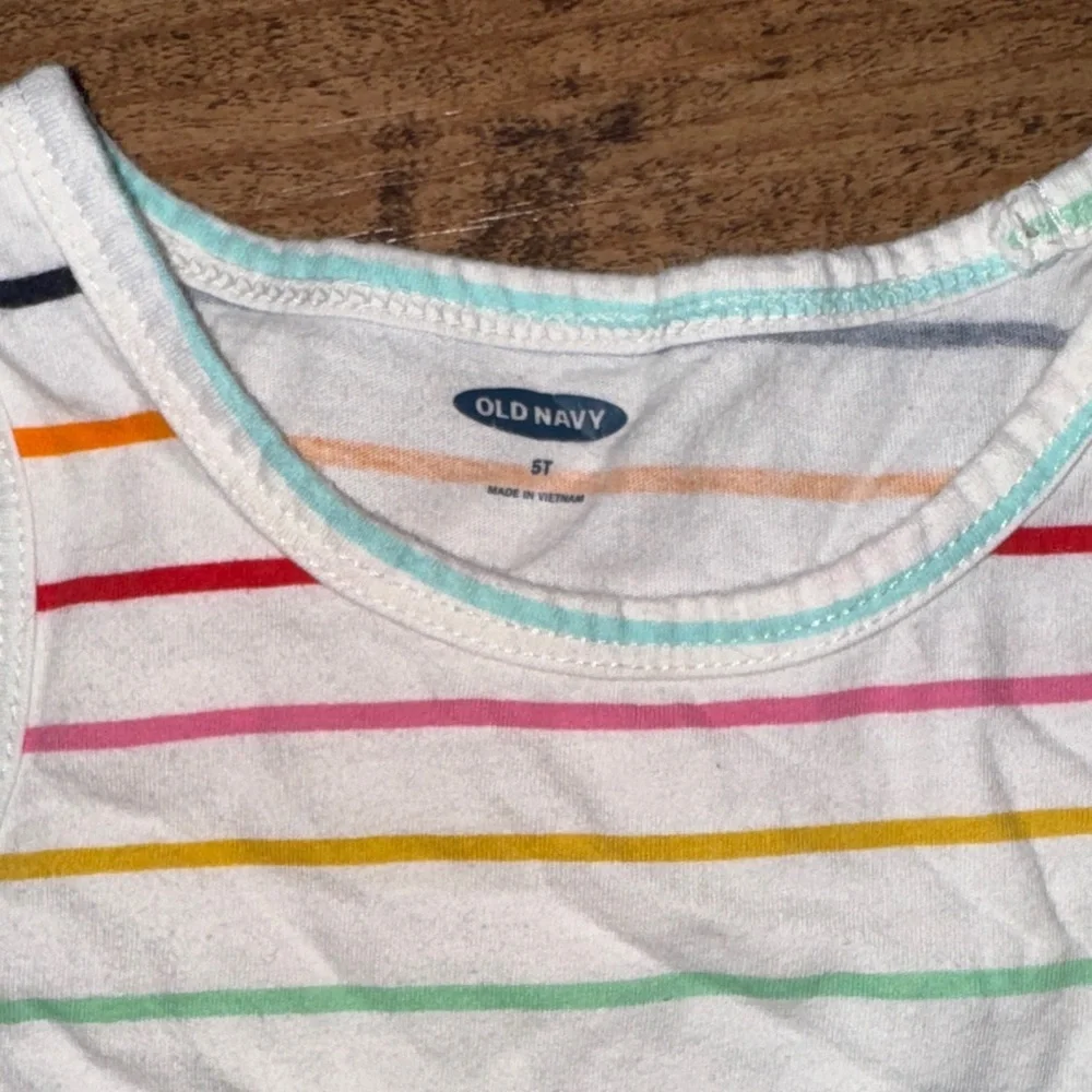 Old Navy Multicolor Striped Kids Tank Top